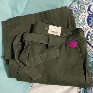St. John’s Bay Mid Rise Oregano Pant with Belt
